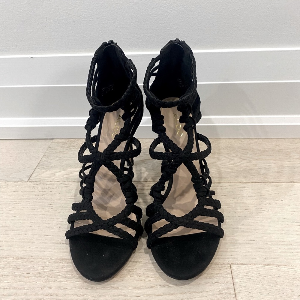 Black ALDO high heels, size: US 7 or 37